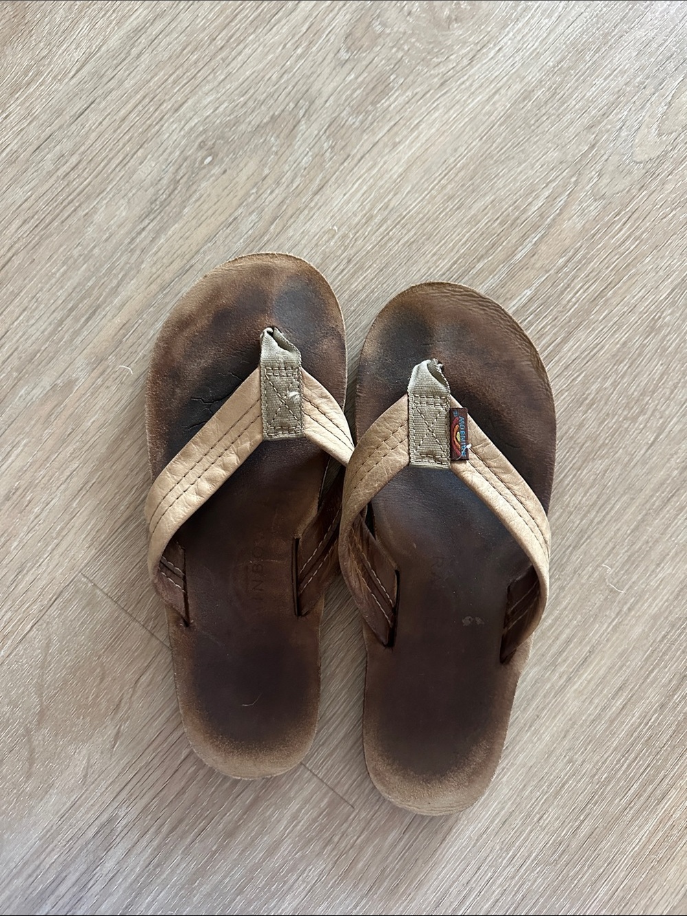 Rainbow Flip flops